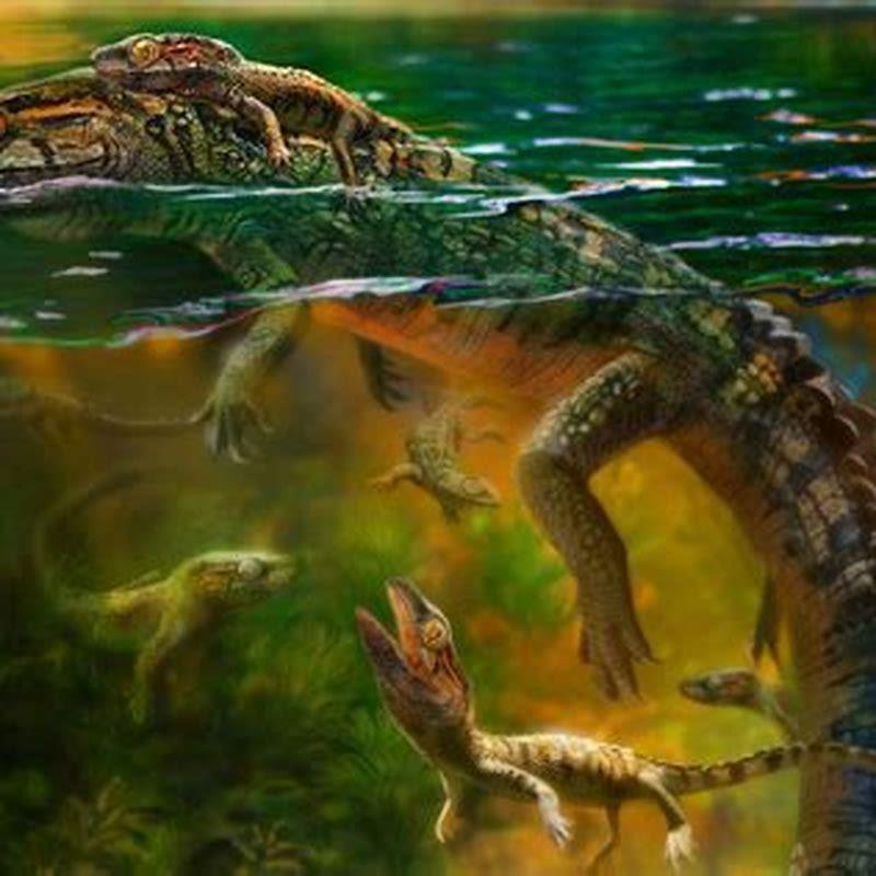 Are birds and crocodiles in the same group?