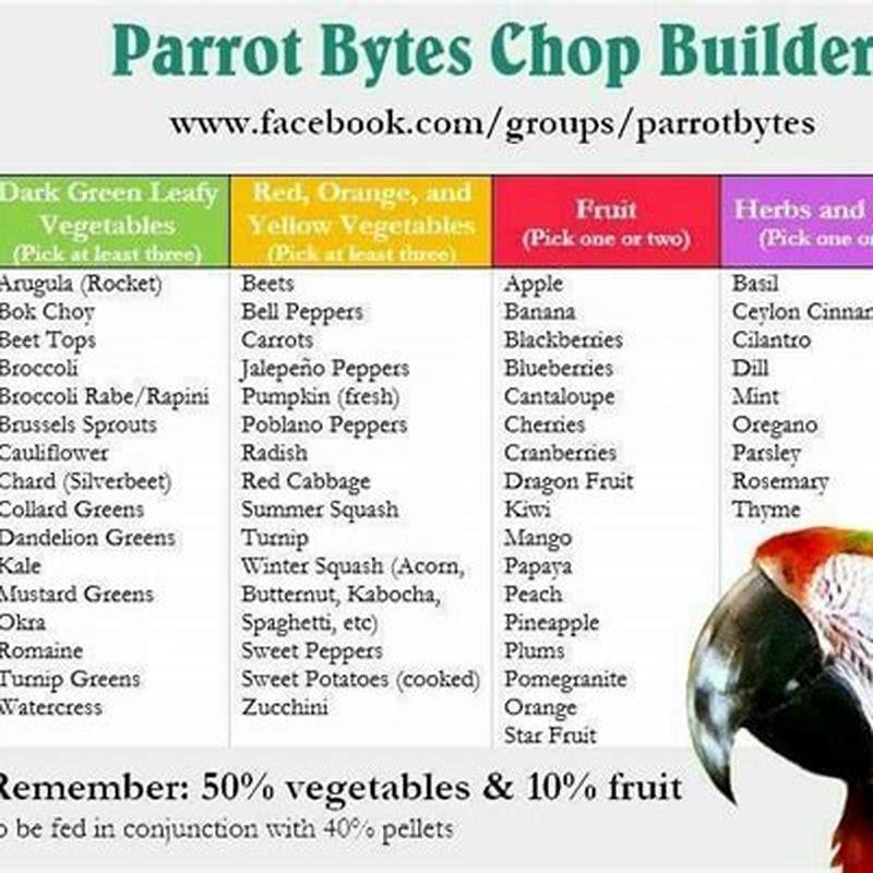 How do you make a cockatiel chop?