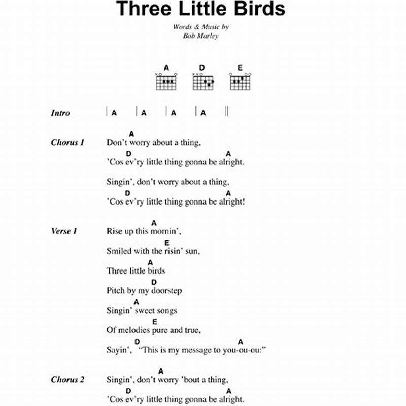 What are the Three Little Birds Chords? - DIY Seattle