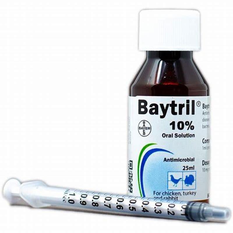 What is Baytril used for in poultry?