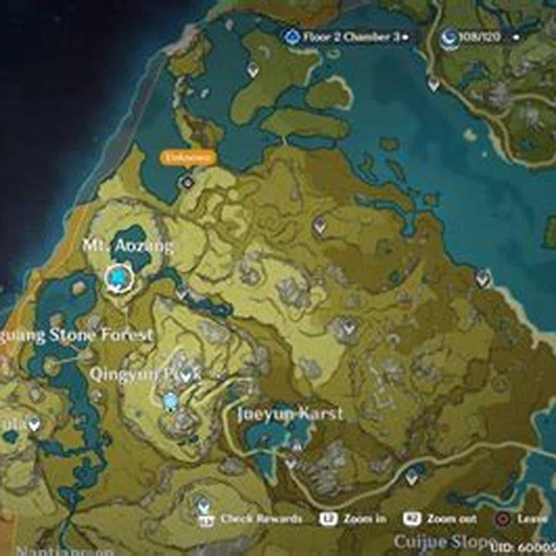Where are the bird statues in Genshin?