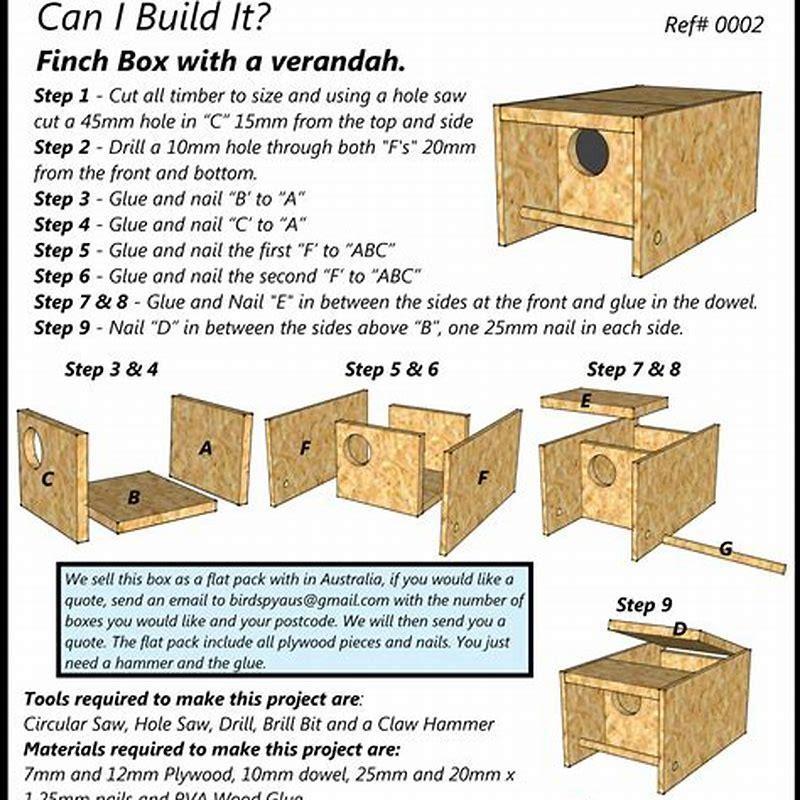 How do I make a bird nest box?