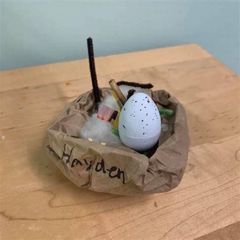 How do you make bird nests for crafts?