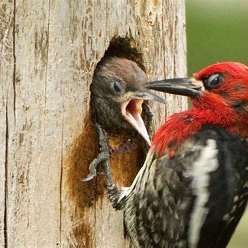 What does a red breasted sapsucker eat?