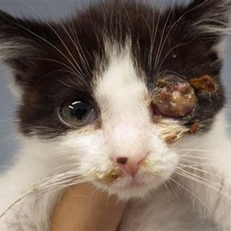 Are eye infections in cats contagious?