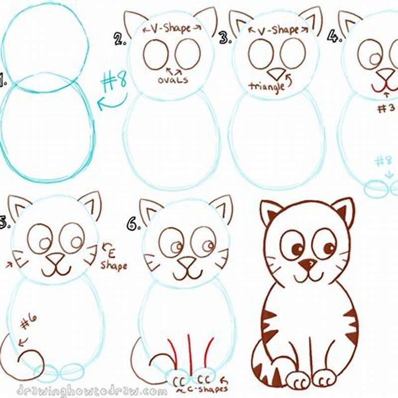 How do you draw a big cat for kids? - DIY Seattle