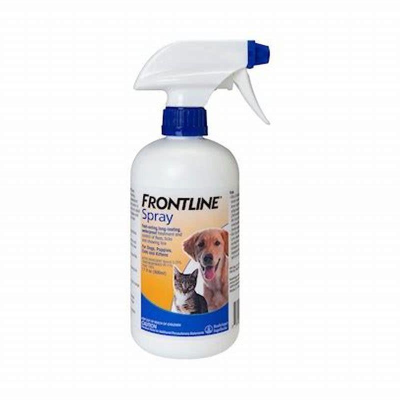 Is it safe for cats to lick frontline?