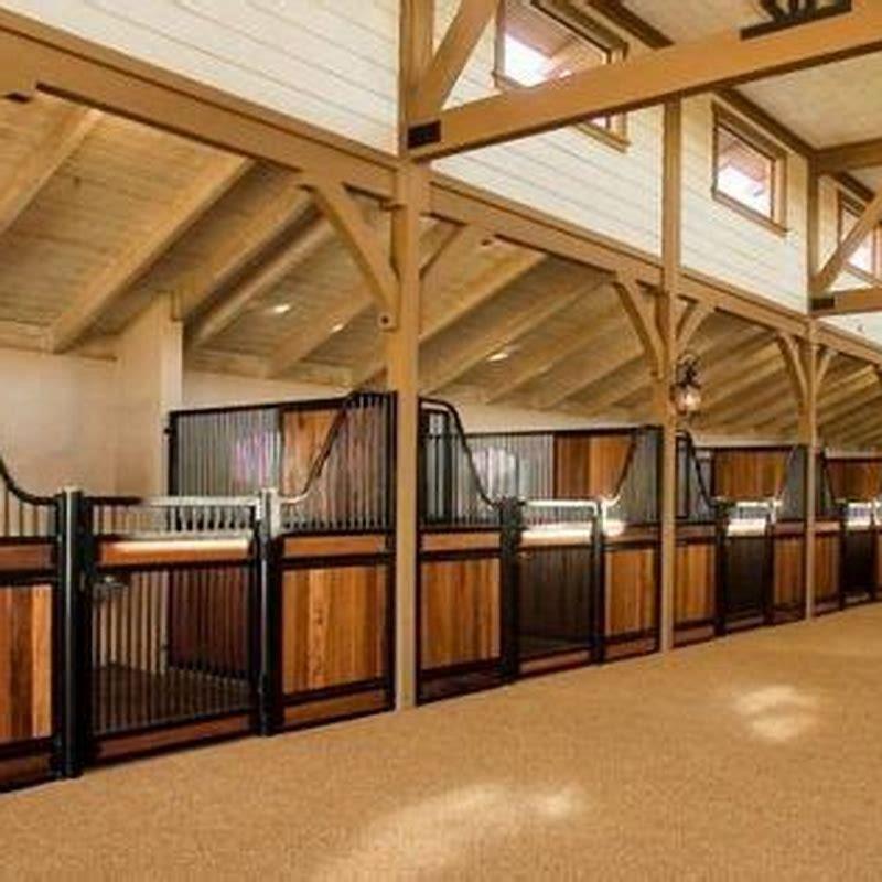 What type of flooring is best for horse stalls?
