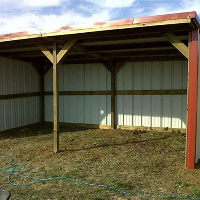 How do you build a horse run-in a shed? - DIY Seattle