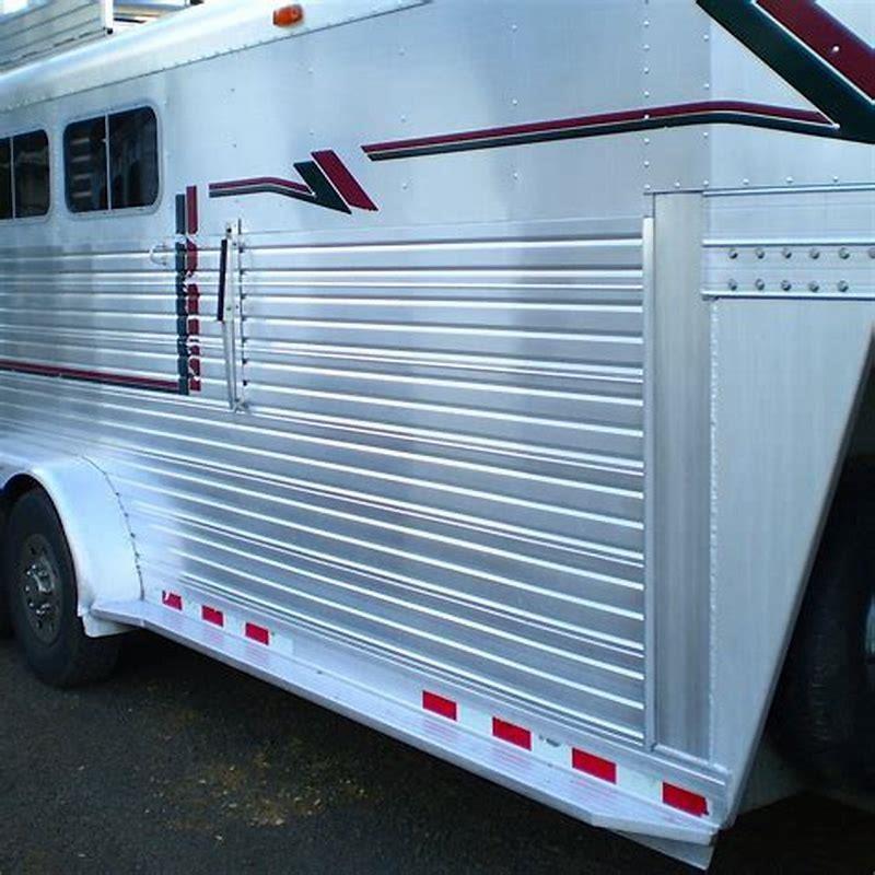How do you clean a black aluminum trailer?