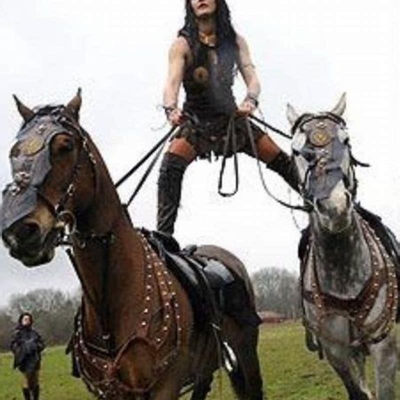 How do you control a horse steer?