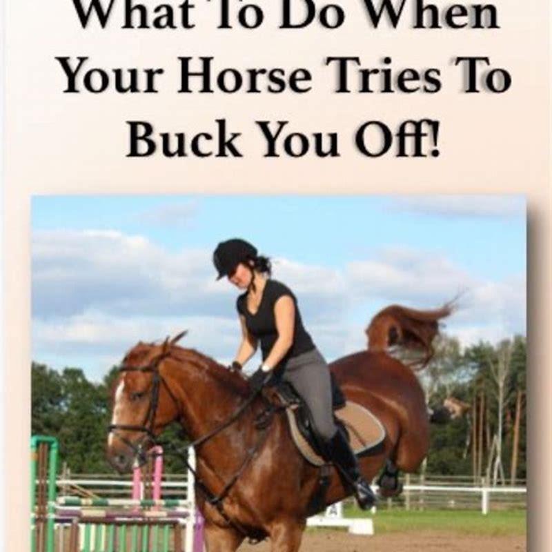 How do you ride a bucking horse?