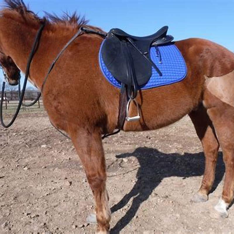 How does a man ride a horse?