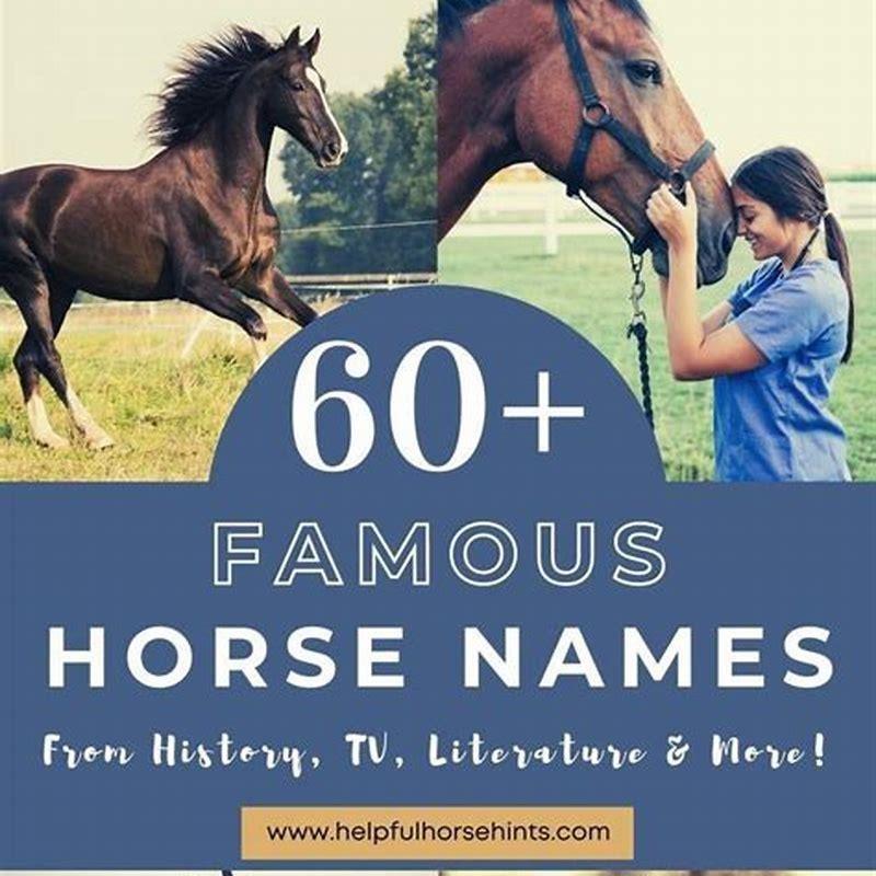 What Are Some Famous Horse Names