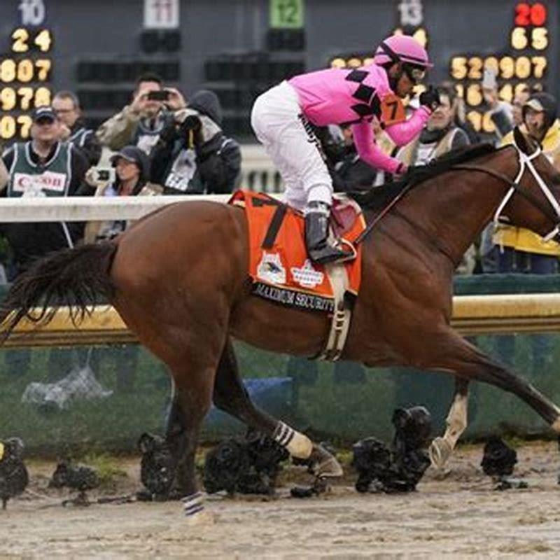 What happened to Maximum Security after the Kentucky Derby?