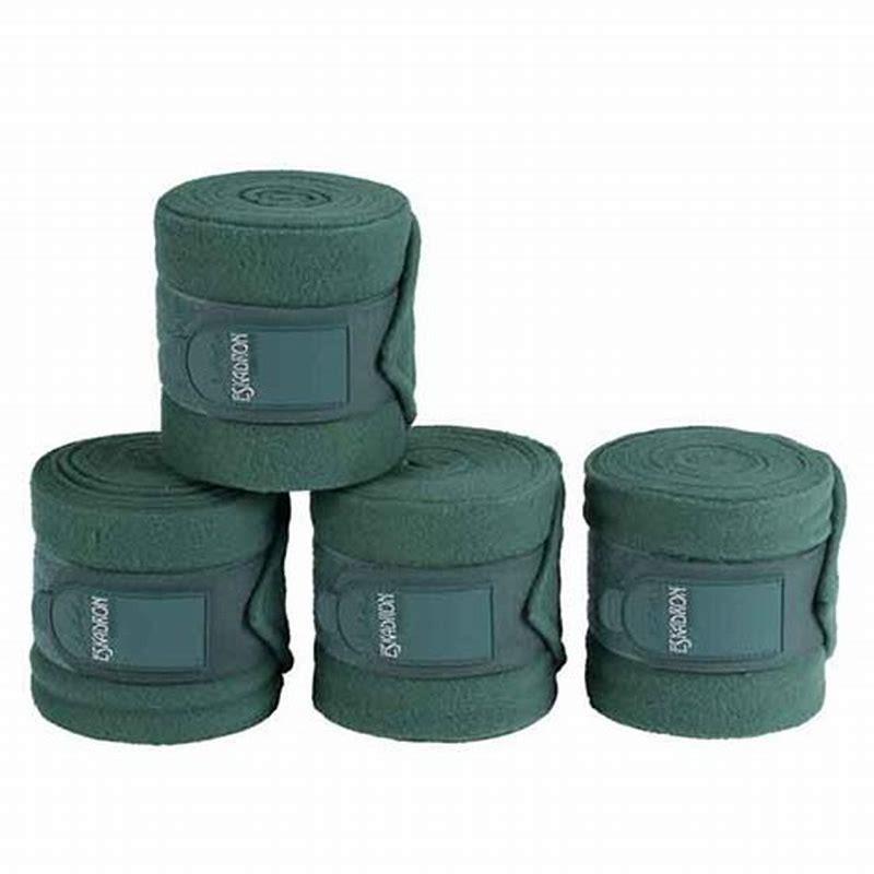 What kind of fleece are polo wraps made of?