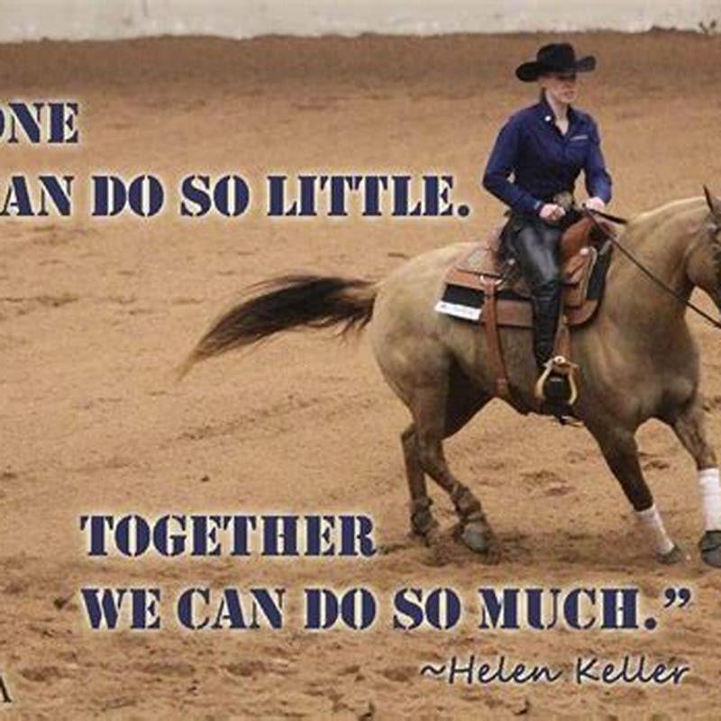 What you say to a horse?