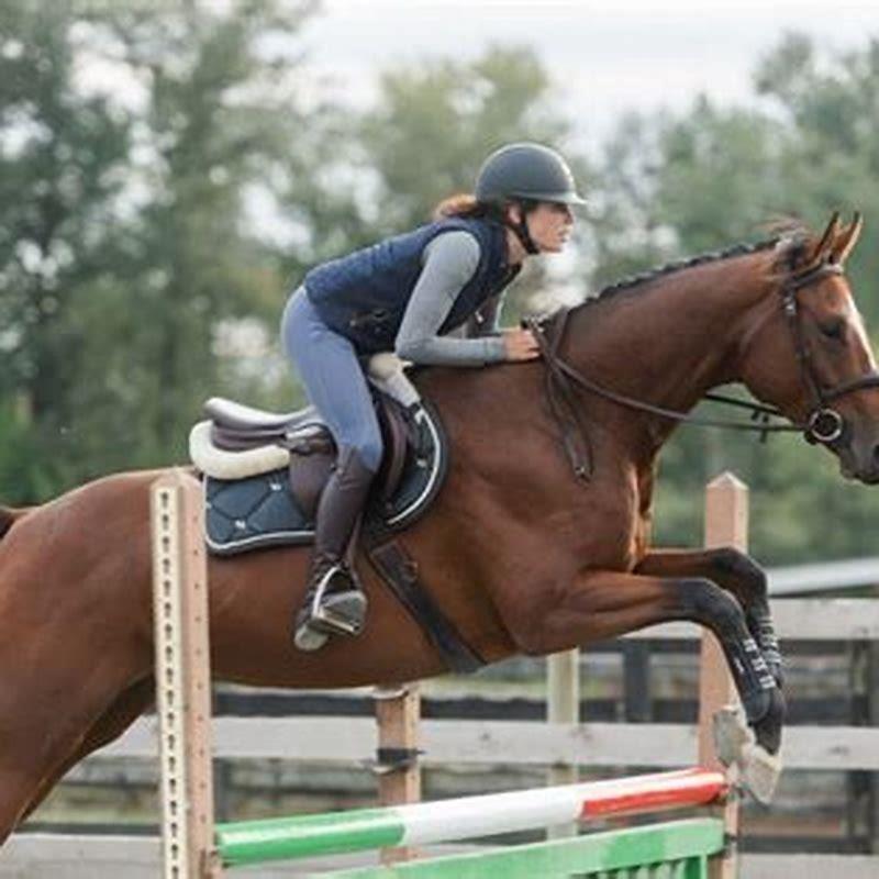 Who is jumping like a horse?