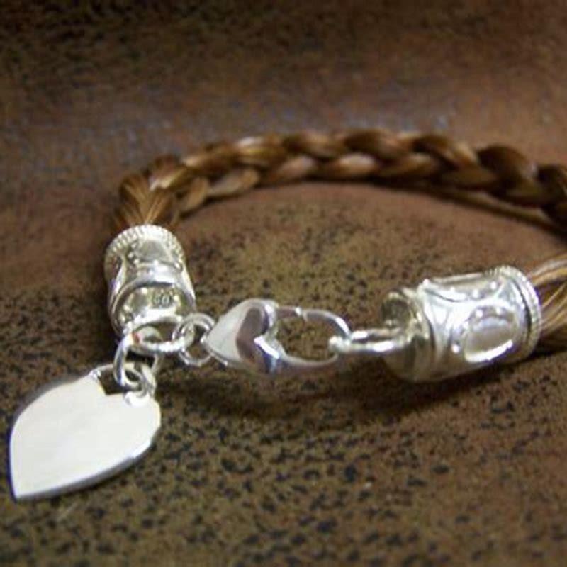 How are horse hair bracelets made?