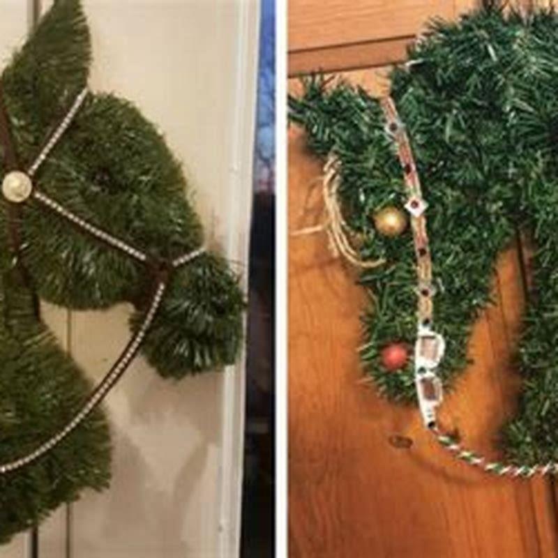 How do you make a horse wreath?