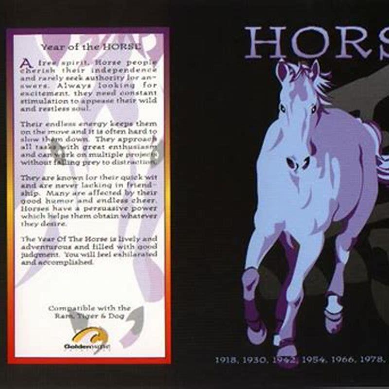 Is Horse a good Chinese zodiac?
