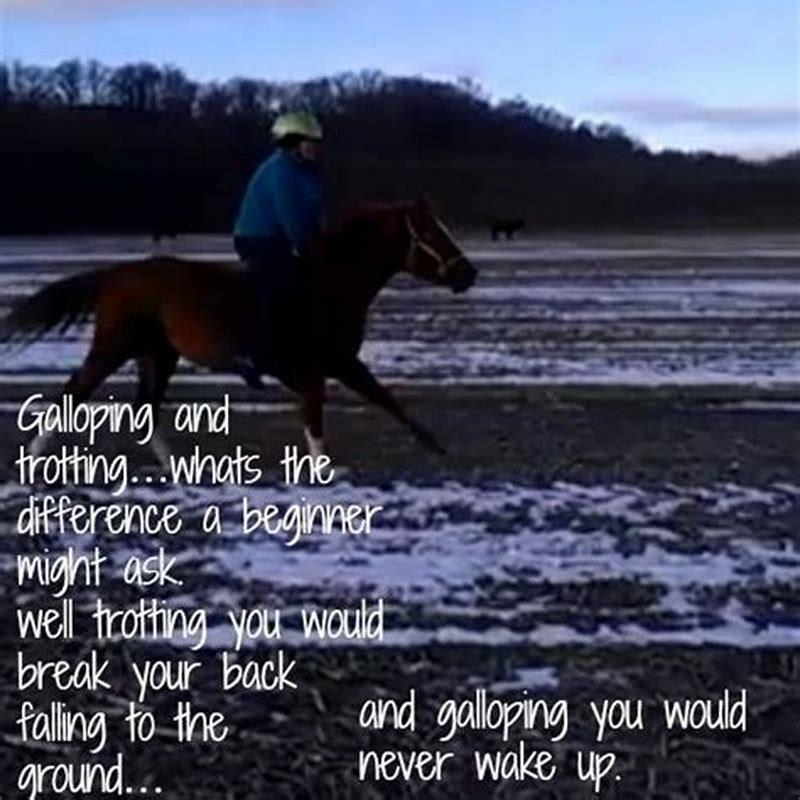 Is trotting faster than galloping?