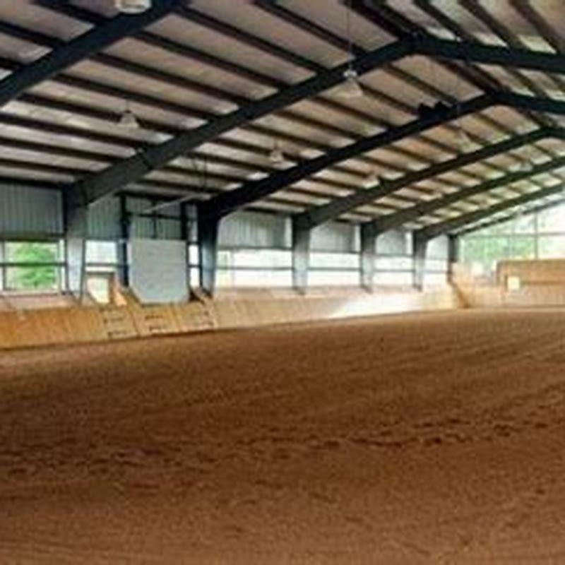 What is a full size horse arena?