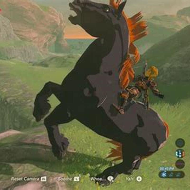 Where do you find the giant horse in Botw?