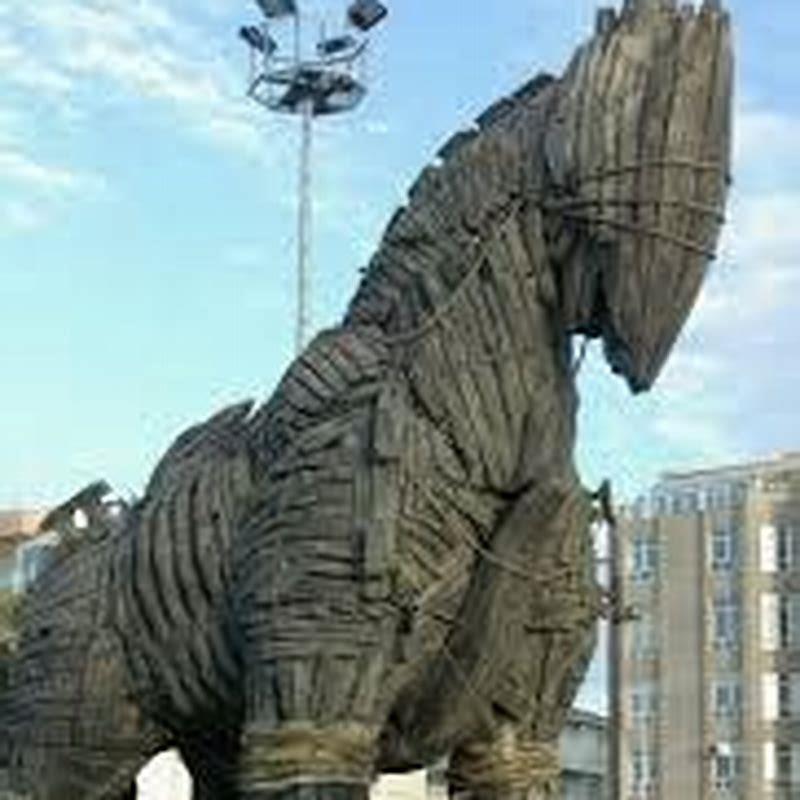 Who brought the Trojan Horse?