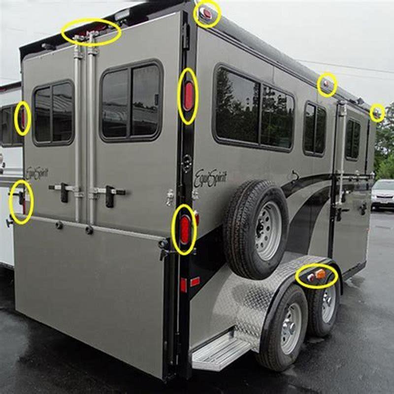 How do I rewire my horse trailer lights?