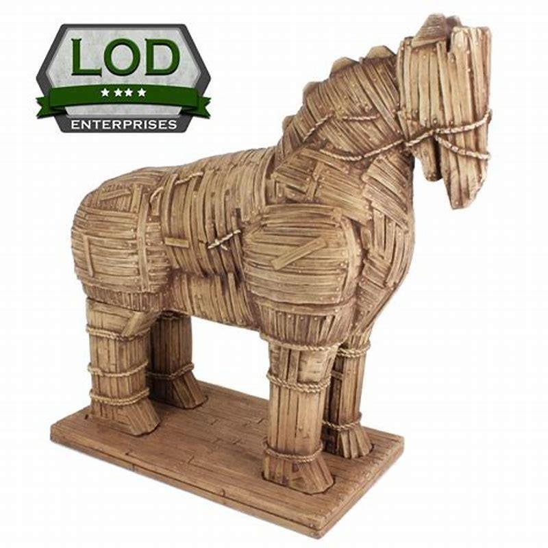 How tall is the Trojan Horse?