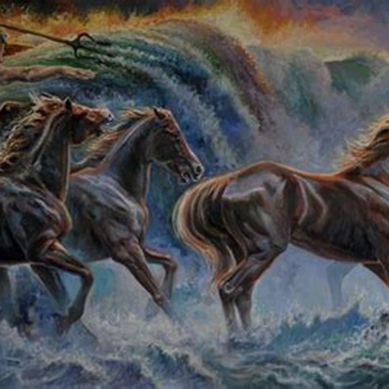 Is Poseidon the creator of horses?