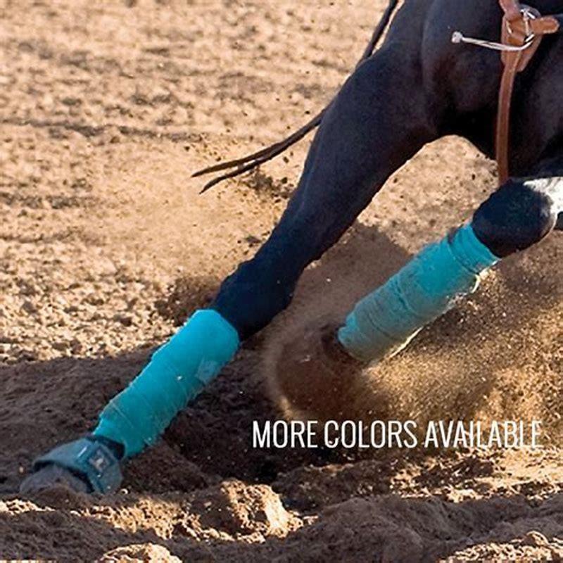 What are horse polo wraps made of?