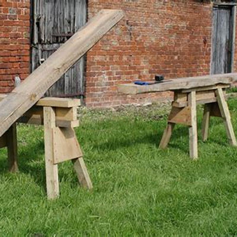 What do you use saw horses for?
