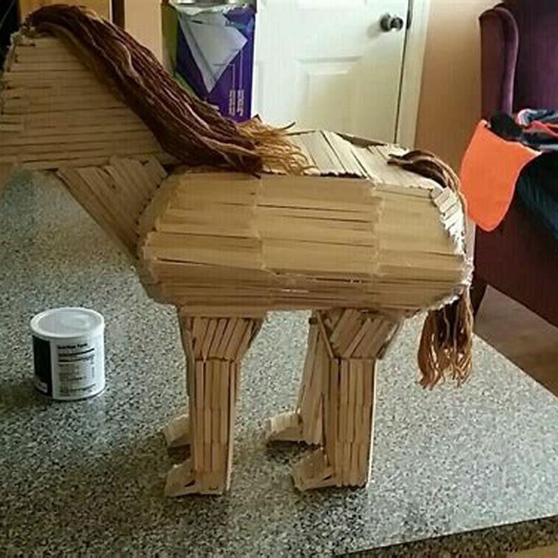 What Wood was the Trojan Horse made out of?