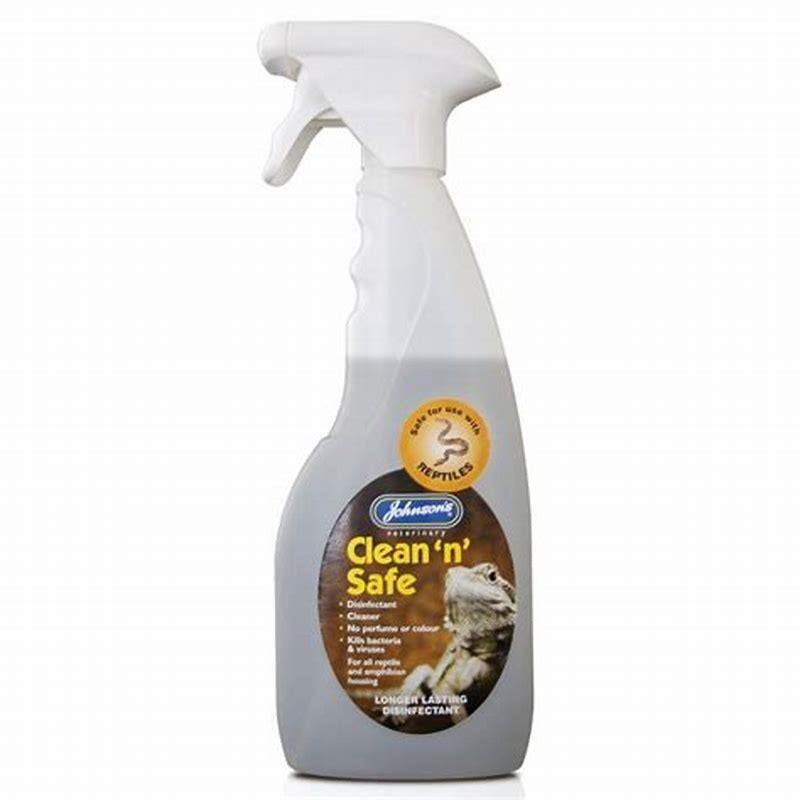 What disinfectants are reptile safe? - DIY Seattle