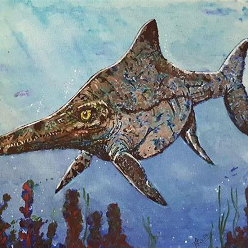 What is the definition of ichthyosaur?