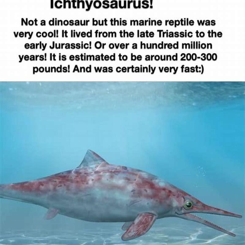 Why are ichthyosaurs not dinosaurs?